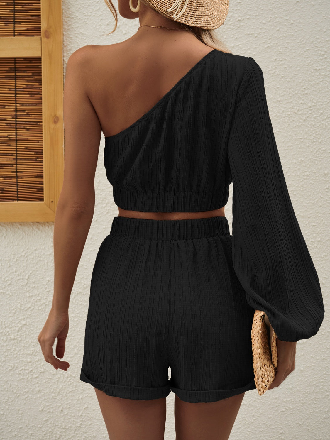 One Shoulder 2 Pc Set