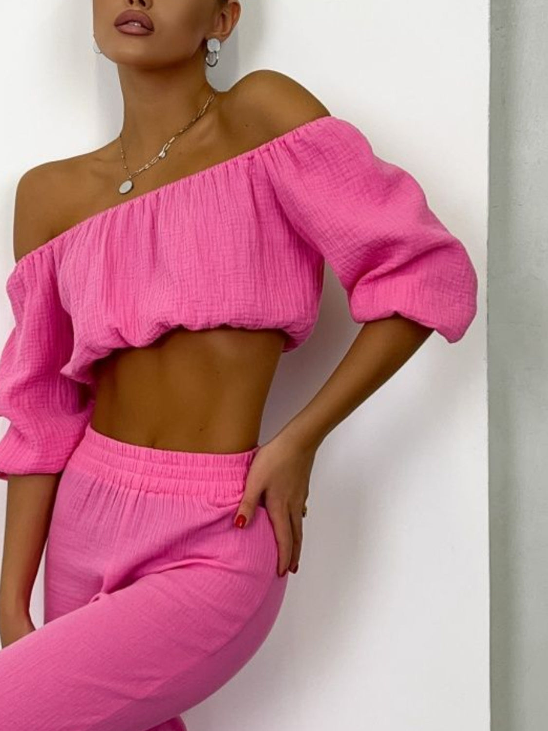 Off Shoulder 2 Pc Set